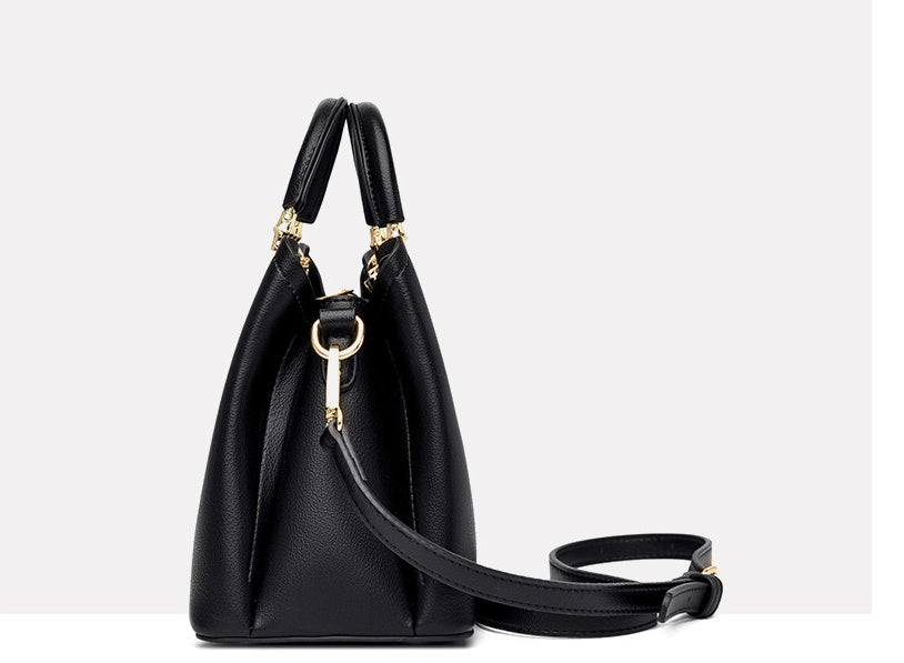 Borsa a Tracolla da Donna a Mano con Texture Messenger