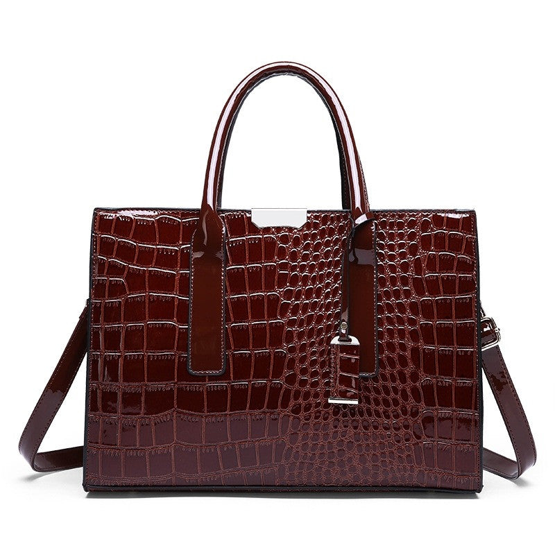 Borsa da donna con specchio alla moda, tinta unita