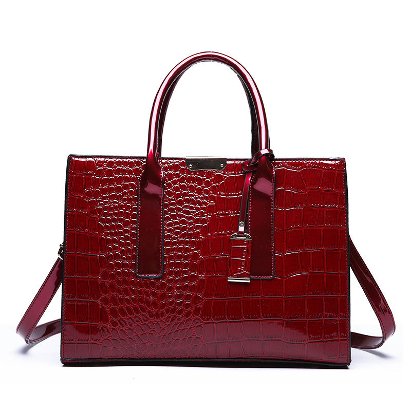 Borsa a tracolla monospalla con motivo alla moda europea e americana A