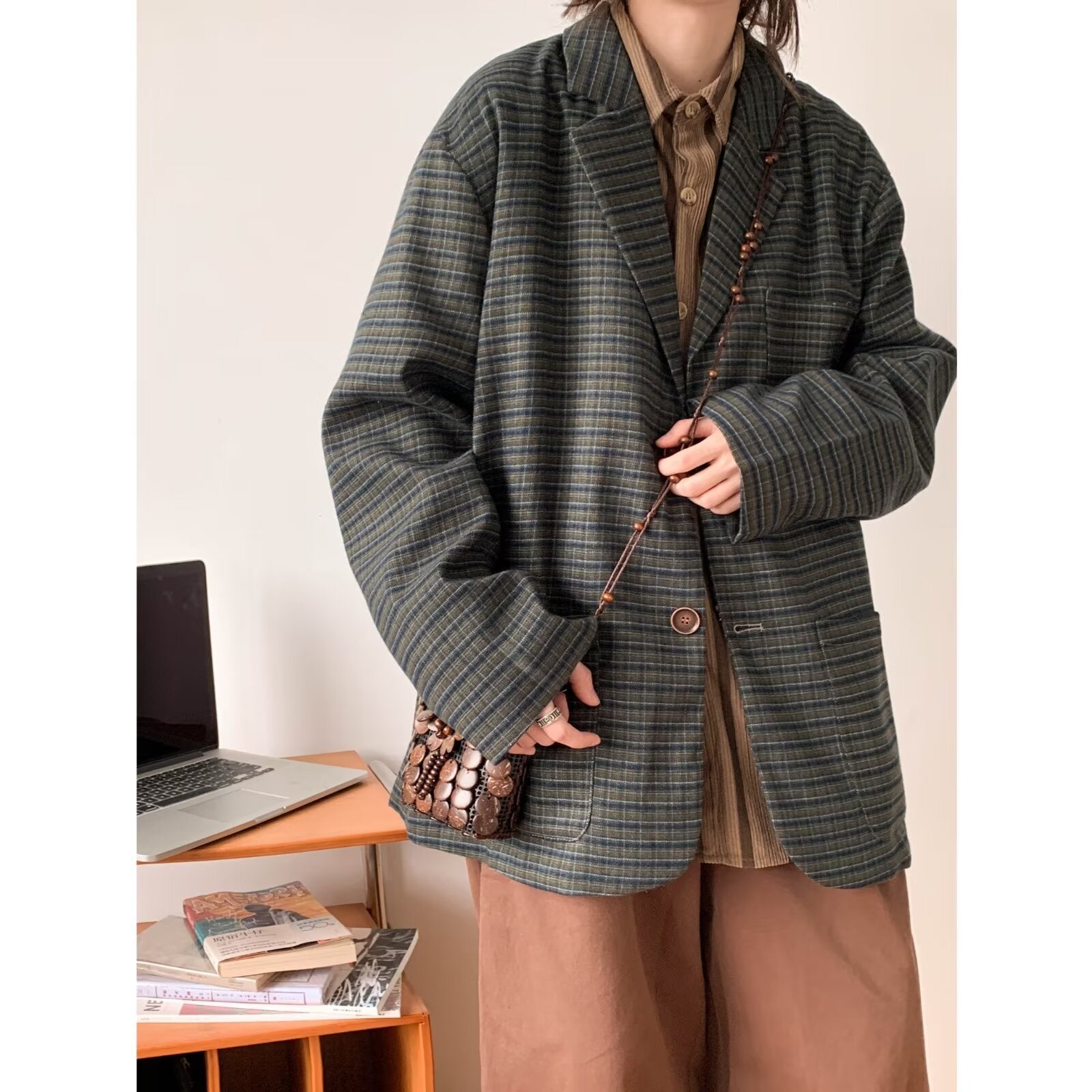 Women's Hong Kong-style Loose-fitting Casual Blazer Jacket