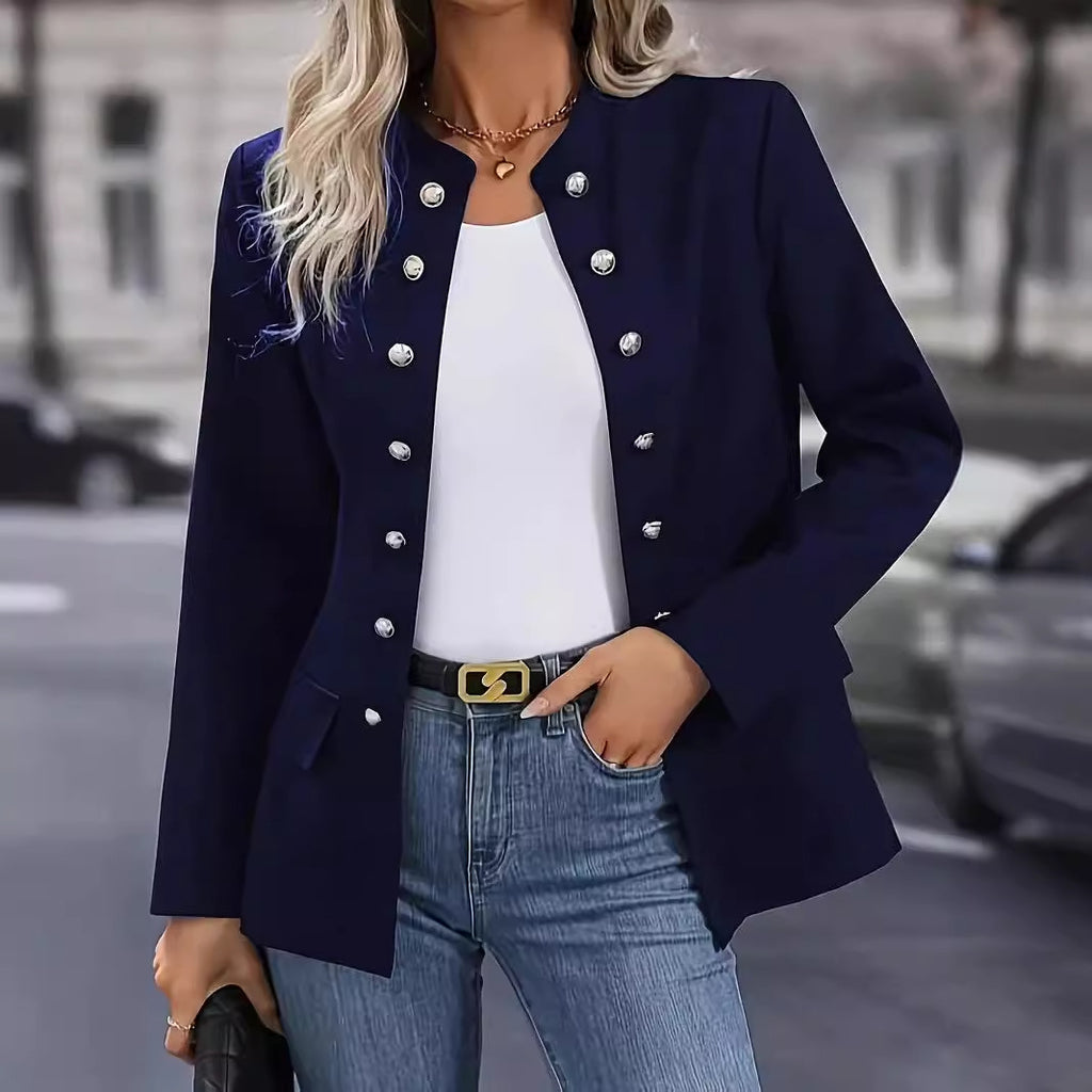 Cardigan doppiopetto invernale da donna
