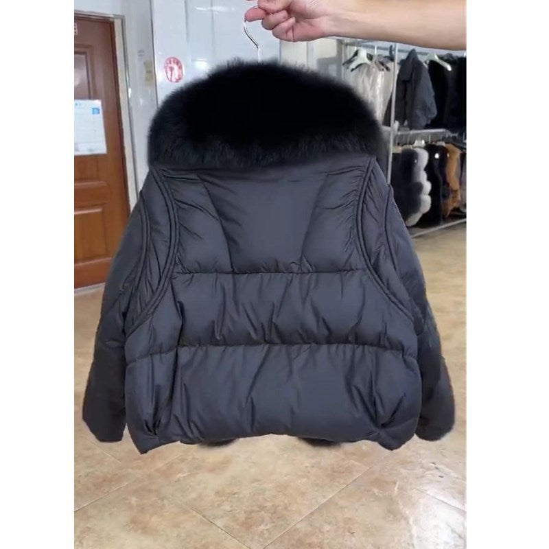 Nuovo Cappotto Invernale Imbottito in Cotone, Ampio e Spesso, in Stile Occidentale con Collo in Pelliccia, Modellante, per Donna
