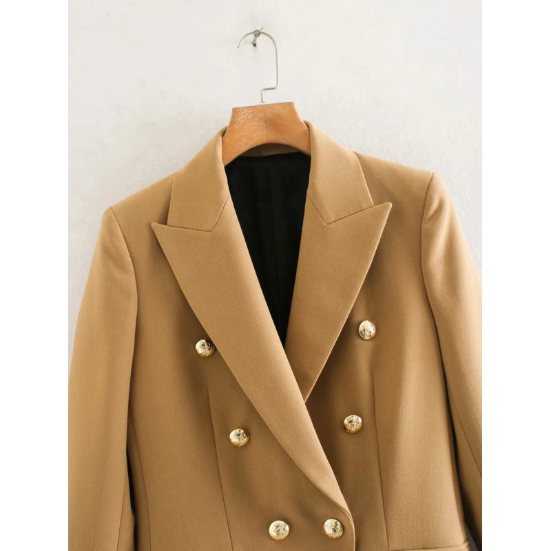 Sexy zipper jacket elegant thick warm women's coat