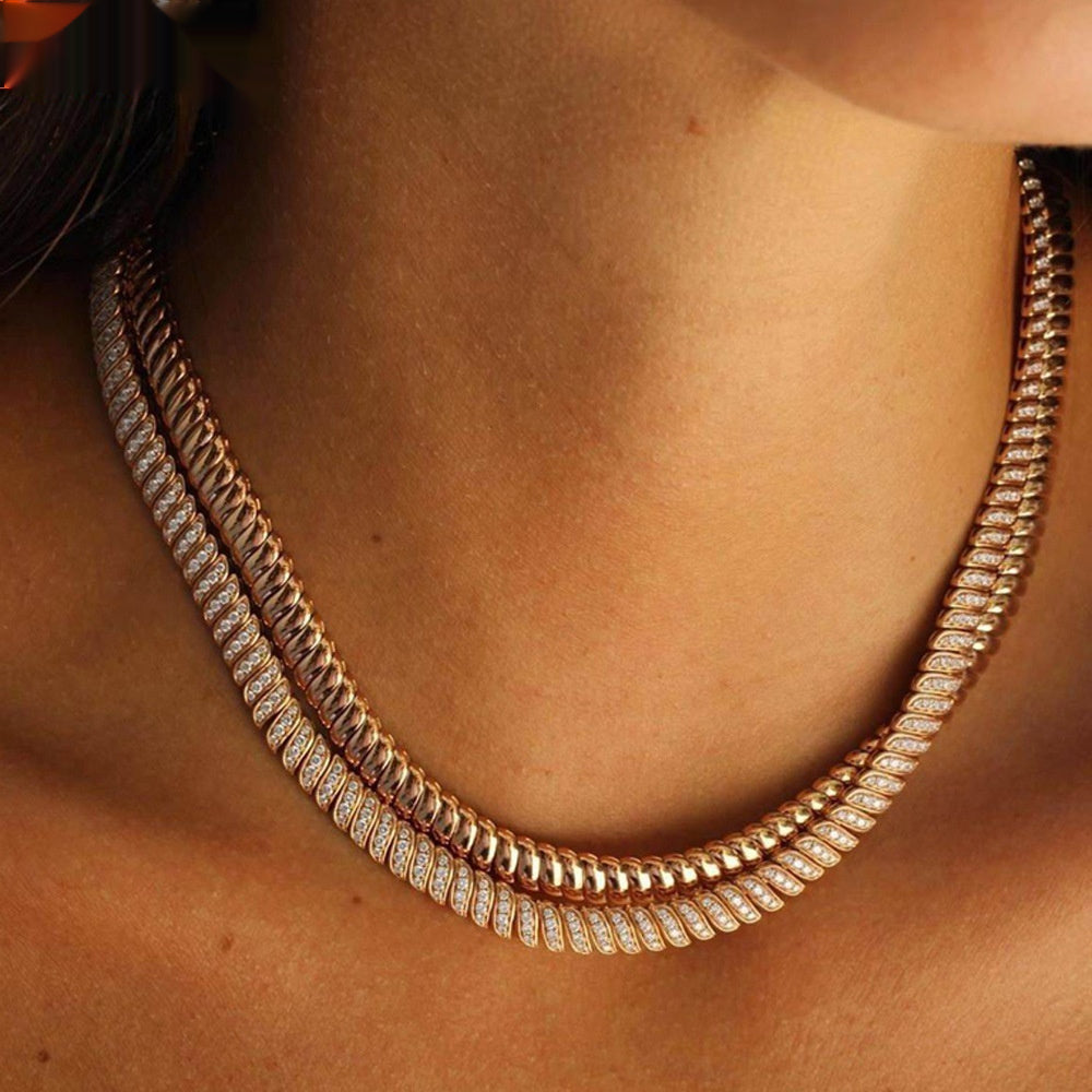 Collana con zircona