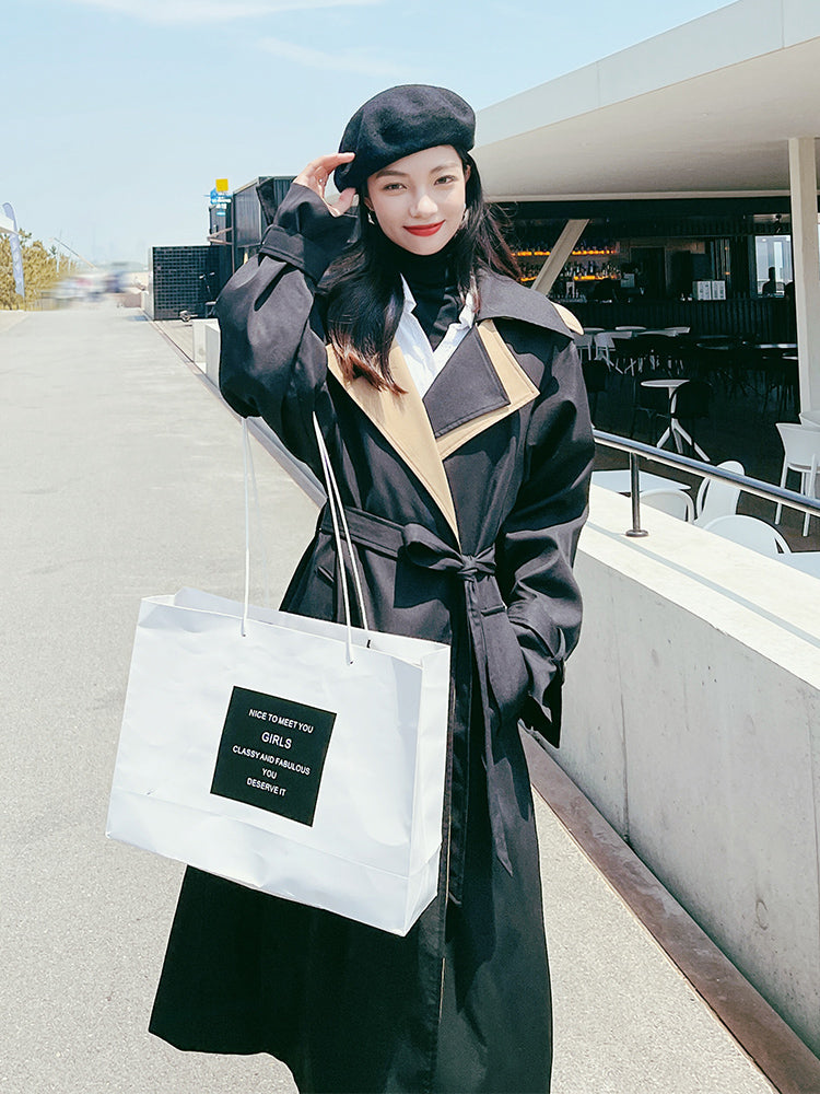 Over-the-knee Fashionable High-class Coat