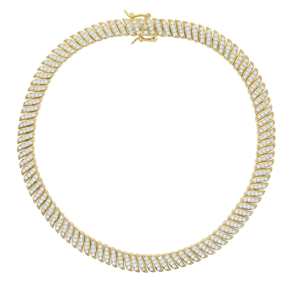 Collana con zircona