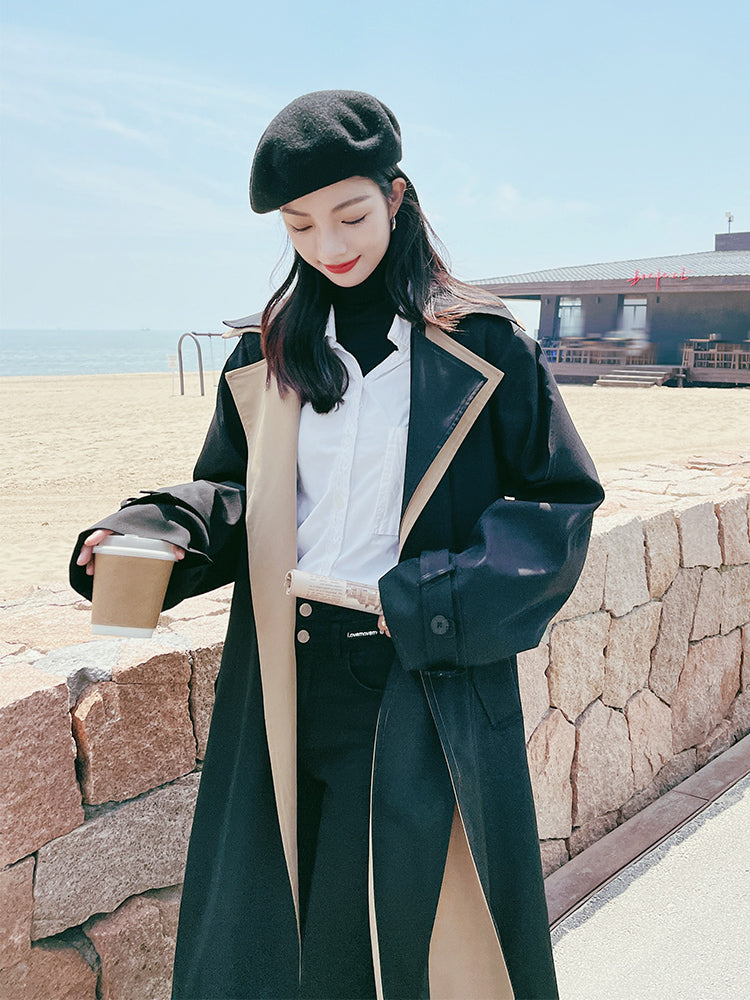 Over-the-knee Fashionable High-class Coat