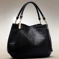 Borsa Tote Donna Capiente in Stampa Cocco